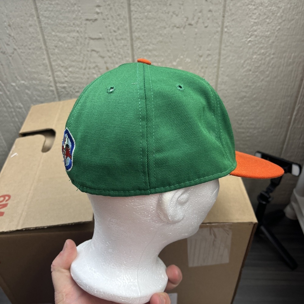 Mobile Bay Sharks Hat Baseball Cap Fitted 7 1/4 1994-1995 MiLB Minors Pro-Line - Picture 8 of 12